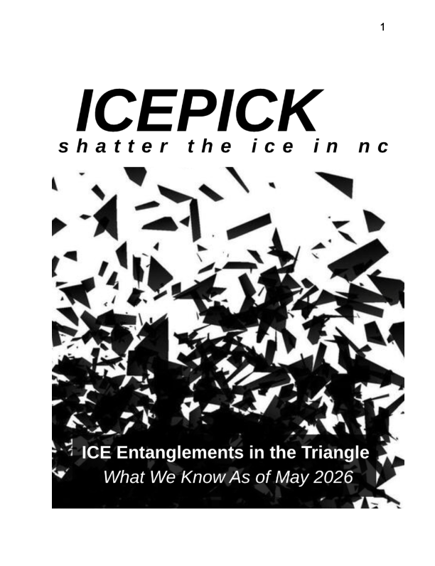 ICEPICK: Shatter the ICE in NC